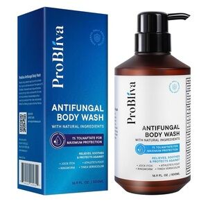 ProBliva Antifungal Body Wash Treatment Soap Antibacterial Wass BNIB 16.9 fl oz